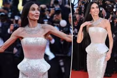 Demi Moore debuts polka-dot Jacquemus look as Cannes 2026 opens