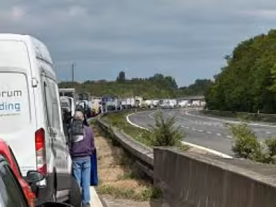 M5 Traffic clears after serious crash near junction 9 in Gloucestershire