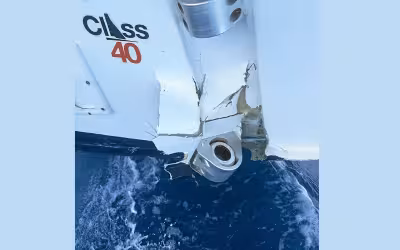 Anatole Facon contraint d’abandonner son record après une collision avec une baleine