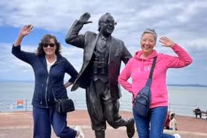 Eric Morecambe centenary marked with mural, walks and statue visit