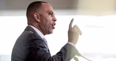 Hakeem Jeffries condemns Jen Kiggans after racist radio exchange on Virginia