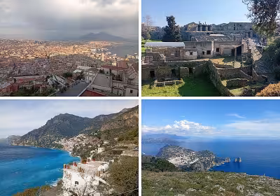 Napoles en cinco días: Pompeya, Vesubio, Amalfi y Capri