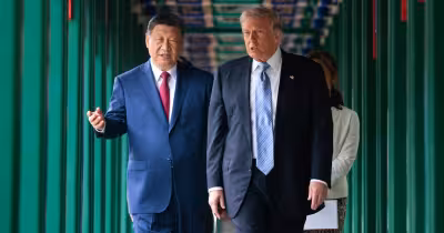Air Force One: Trump schweigt zu Details nach China-Gesprächen mit Xi