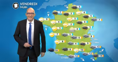La Chaîne Météo: pluie, orages et grêle légère attendus vendredi