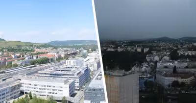 Wettersturz in Österreich: Kurz Sonne, dann wieder Regen vor dem ESC
