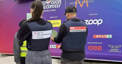 Finanzpolizei kontrolliert Securitys beim ESC in Wien präventiv