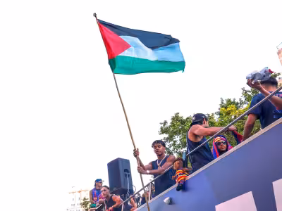 Lamine Yamal waves Palestine Flag in Barcelona parade after title win