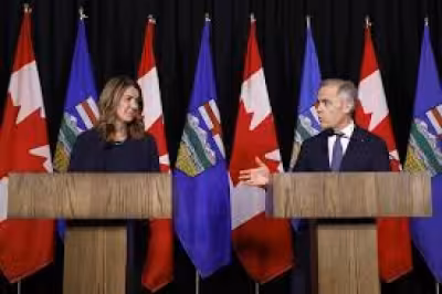 Mark Carney et Danielle Smith scellent un compromis carbone lié à un pipeline