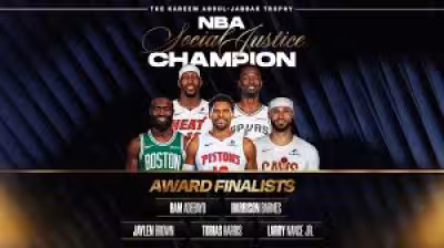 Nba Awards 2026 finalists named as Bam Adebayo leads social justice race