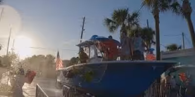 Tybee Island Beach Bum Parade turns 3 miles into a water fight