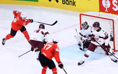 Gudlevskis hält lange dagegen, doch Schweiz schlägt Lettland 4:2