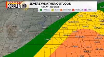 Keloland Weather: Severe storms hit Siouxland with hail, 70 mph winds and tornado watches