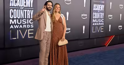 Thomas Rhett and Lauren Akins make rare ACMs red carpet outing in Las Vegas