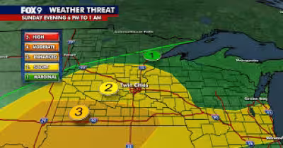 Tornado Near Me alerts spread across Minnesota as storms turn dangerous Sunday night
