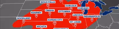 Weather Warning: Tornadoes, giant hail hit Plains, with more storms due Monday