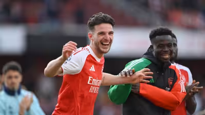 Declan Rice addresses vibe controller meme as Arsenal star opens up on image