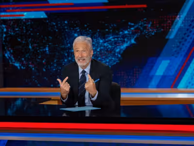 Jon Stewart mocks Trump’s China trip after Xi meeting and trade spin