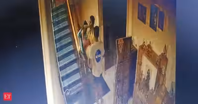 Twisha Sharma CCTV shows her walking to terrace before she was found unconscious