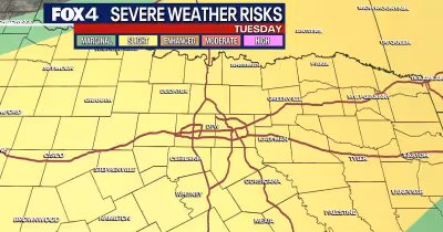 Weather Dallas: Showers and storms return Tuesday with severe risk