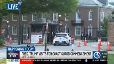 Trump returns to Coast Guard Academy for Wednesday commencement speech