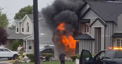 Fire Salt Lake City: West Jordan home heavily damaged in garage blaze