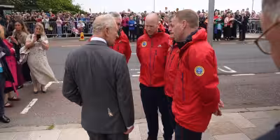 Charles Iii Hit by Bird Droppings During County Down Visit