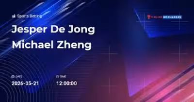 Jesper De Jong meets Michael Zheng at The French Open on Thursday