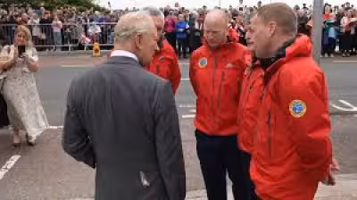 King Charles meets film fans as bird droppings hit jacket in Newcastle