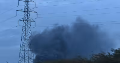 Cheshire blaze at Moss Lane industrial site sees eight fire engines attend