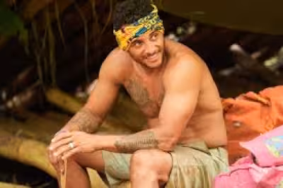 Joe Hunter helps Rizo Velovic in Survivor 50 finale fire challenge
