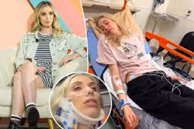 Laura Clery says she nearly died after refrigerator pinned her at home