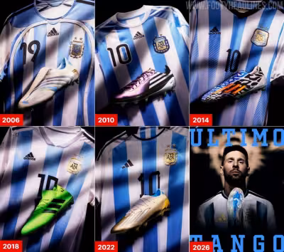 Kith Messi: Adidas marks 20 years with tribute before possible final World Cup