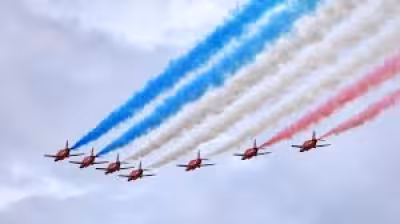 Red Arrows Flight Path Today set for Midlands Air Festival at Ragley Hall