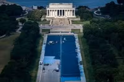 Trump pushes Reflecting Pool makeover as past repairs come under scrutiny