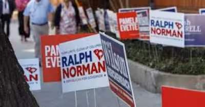 Rom Reddy attends final South Carolina GOP governor debate in Spartanburg