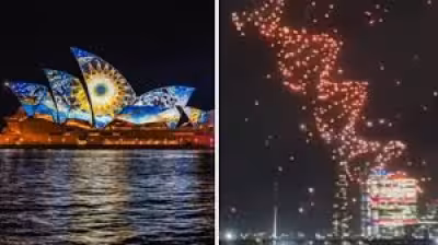 Vivid Sydney 2026 cancels remaining drone shows after 83 fall into Cockle Bay