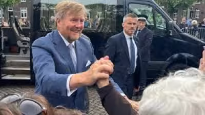 Willem-alexander besucht Sittard mit Frank-Walter Steinmeier am 11. Juni