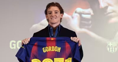 Barcola: Anthony Gordon completes Barcelona move from Newcastle United