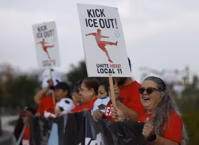 SoFi workers set Fifa strike vote over World Cup labor dispute