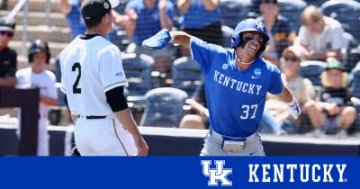 Kentucky Baseball Stuns Wake Forest 6-5 in Morgantown Regional Opener