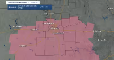 Kansas City Weather: Severe thunderstorm watch in effect until 4 a.m. Monday