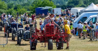 The Mail: David Seeley shows restored Leyland war truck at Woolpit Steam Rally 2026