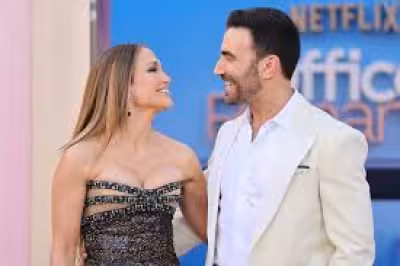 Brett Goldstein and Jennifer Lopez fuel Office Romance rumors as she says she is happy