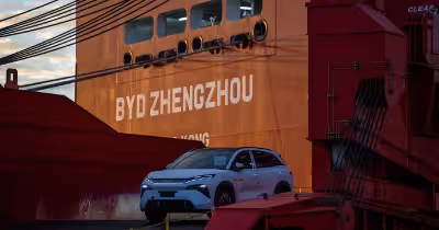 Byd ship docks in Melbourne with 4,809 EVs as sales race heats up