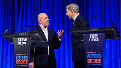 California governor poll shows Becerra leading as Steyer and Hilton battle for second