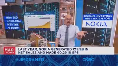 Nok Stock jumps as Jim Cramer calls Nokia a buy on AI and 6G