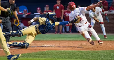 Oklahoma Baseball rallies past Georgia Tech 15-8 to force Monday game