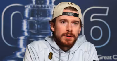 Carter Hart says he has grown as Golden Knights limit questions at Stanley Cup Final