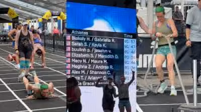 Marathon runner takes on first Hyrox in New York and finishes in 1:36:48