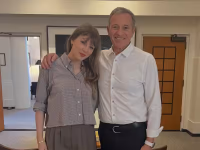 Bob Iger shares Taylor Swift photo near end of Disney CEO run